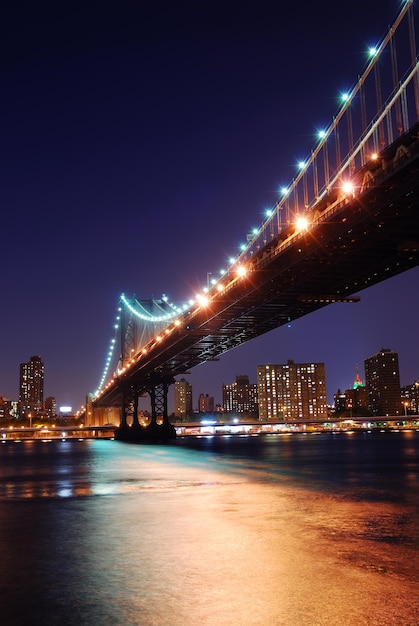 Free Photo new york city manhattan bridge