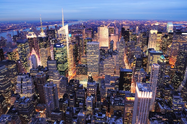 New York City Manhattan Times Square night