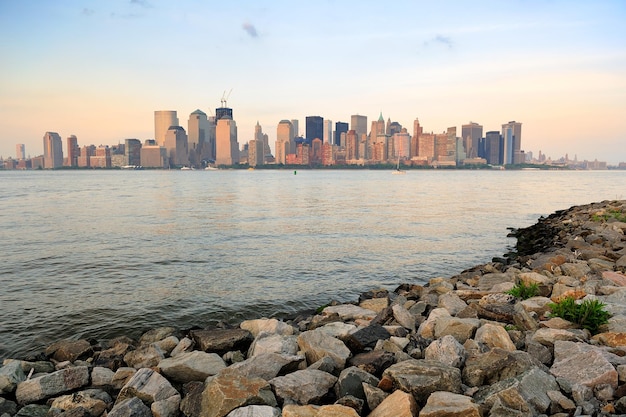 New York City river shore