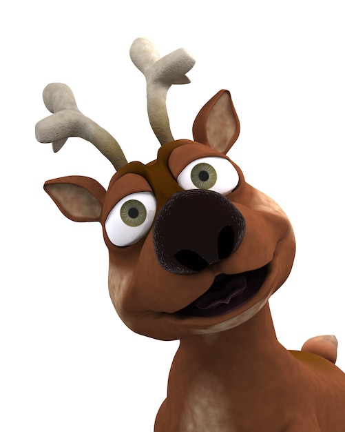 Free Photo nice reindeer character