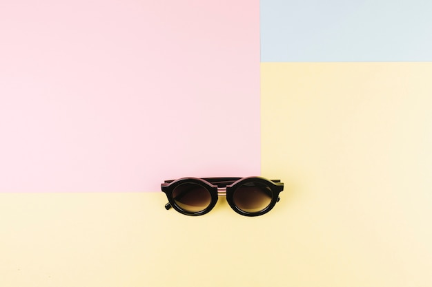 Nice sunglasses on light background