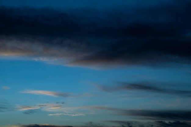 Free Photo night sky with clouds and stars