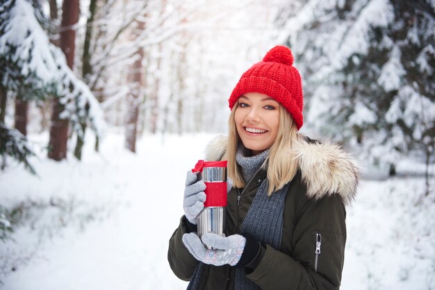 Nothing better to warm up than hot tea