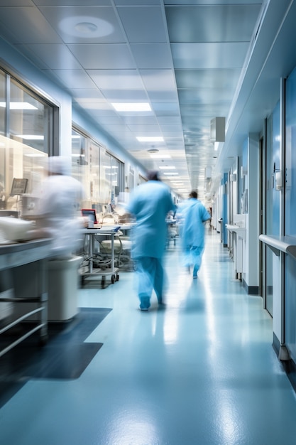 Free photo nurse preparing for their shift