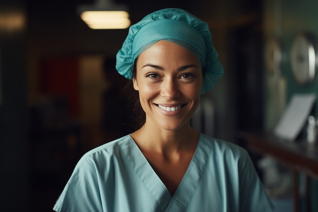 Nurse preparing for their shift