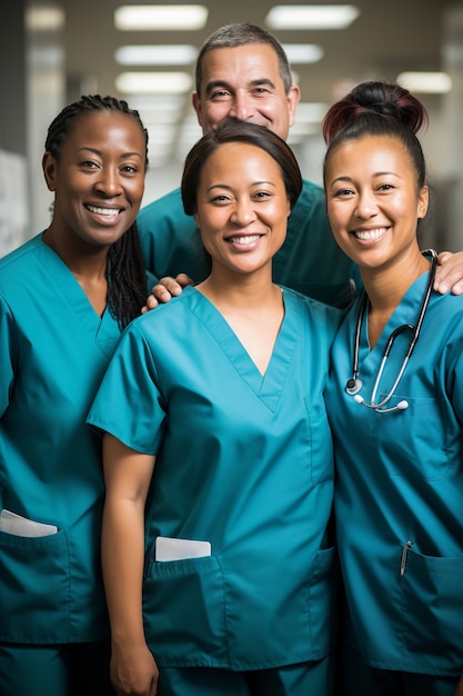 Nurse preparing for their shift