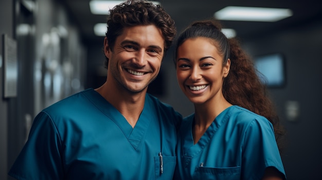 Free Photo nurse preparing for their shift