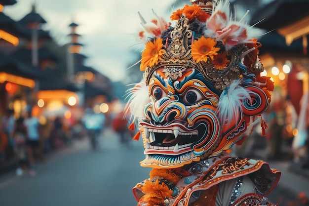 Free photo nyepi day celebration in indonesia