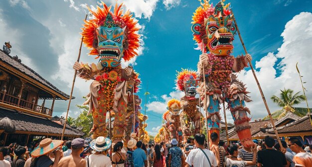 Nyepi day celebration in indonesia