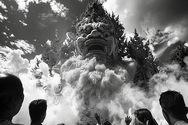 Free photo nyepi day celebration in indonesia