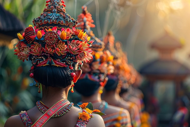 Free photo nyepi day celebration in indonesia