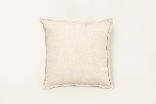 Free Photo off white cushion cover, home decor