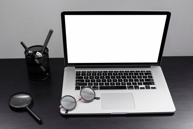 Office desk still life