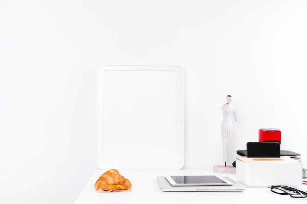 Office table with gadgets