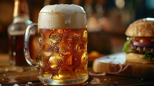 Free photo oktoberfest celebration with beer still life