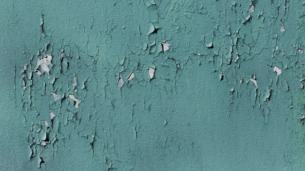 Free photo old blue wall with fallen paint