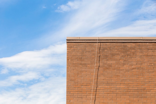 Old brick building skyline