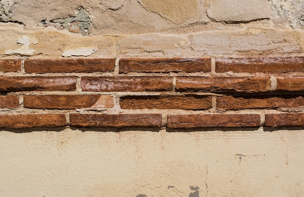 Free photo old brick texture