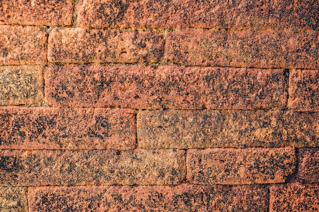 Free photo old brick wall texture