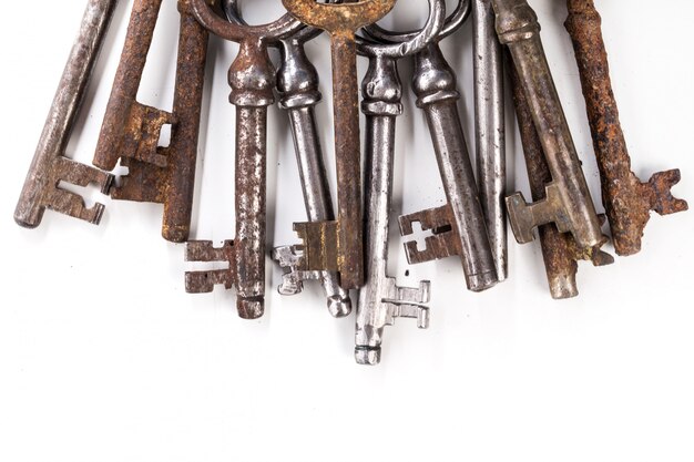 Old ornate keys