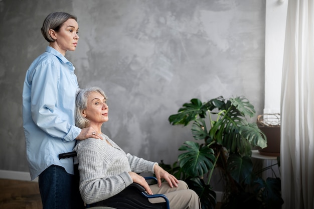 Free Photo old patient suffering from parkinson