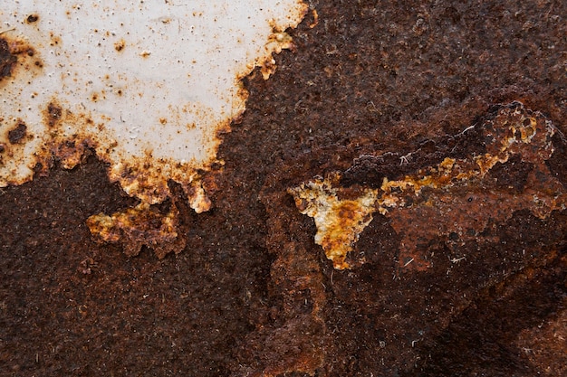 Free Photo old rusty metallic surface close-up