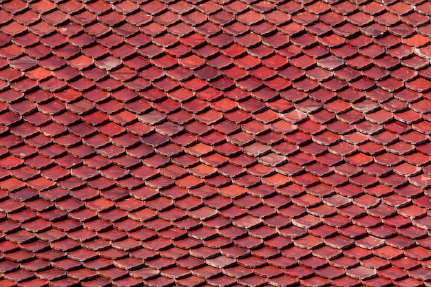 Free photo old tiles roof background