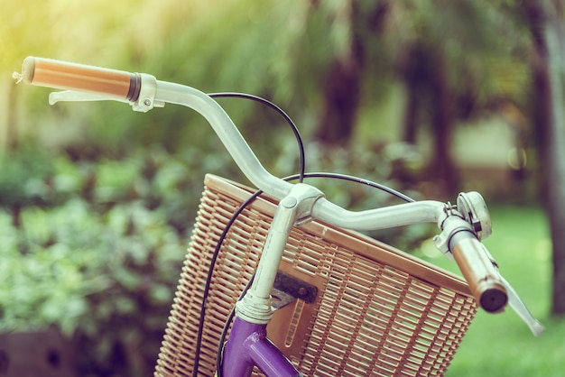 Old vintage bicycle