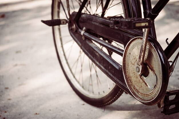 Old vintage bicycle