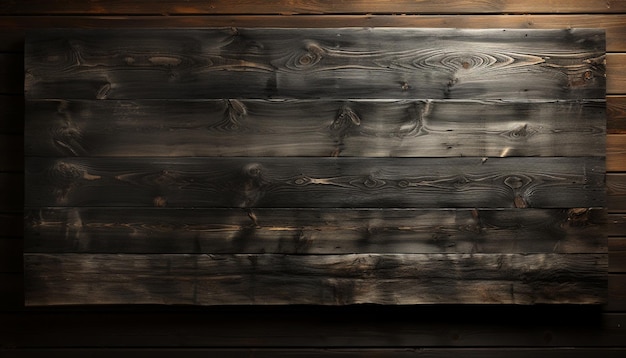 Free Photo old weathered wood plank flooring creates a rustic backdrop generated by artificial intelligence