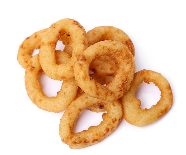 Onion rings on white on white on white