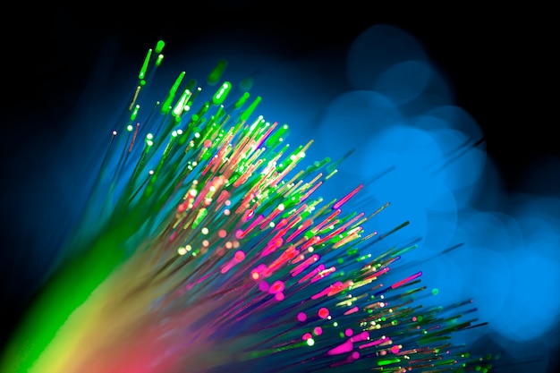 Free Photo optical fiber background 