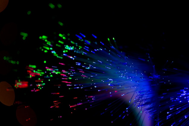 Free Photo optical fiber background