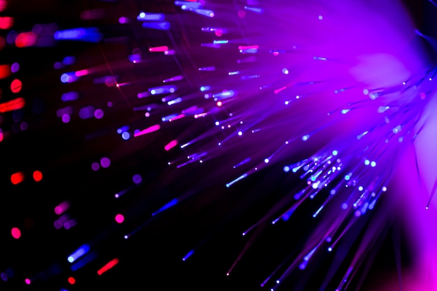 Free Photo optical fiber background