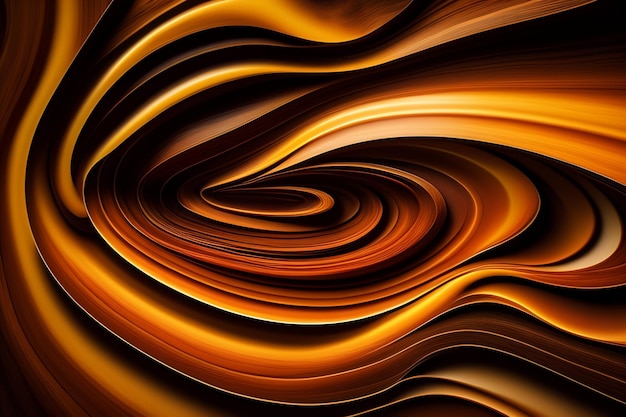 Free photo orange and black background with a swirly pattern