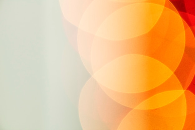 Free Photo orange bokeh lights background