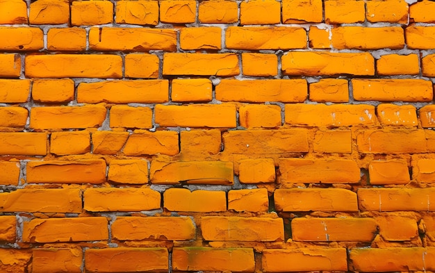 Free photo orange brick wall surface texture