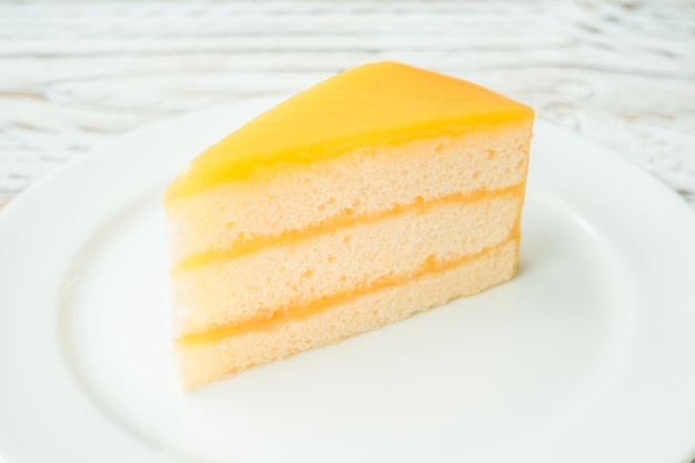 Free photo orange cake