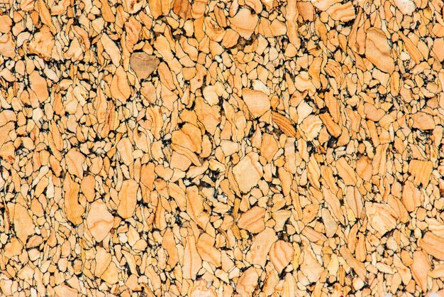 Orange cork fabric closeup