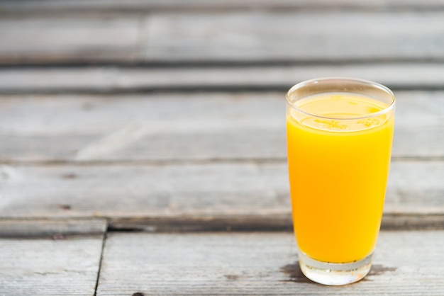 Orange juice glass