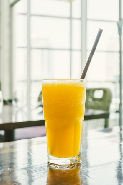 Free photo orange smoothies