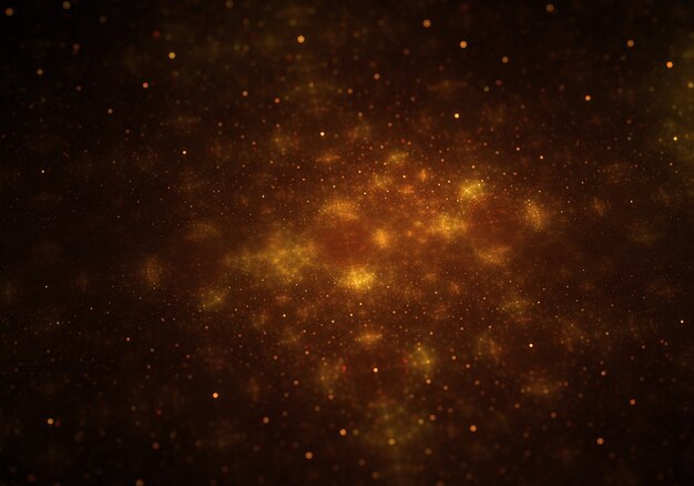 Orange space background