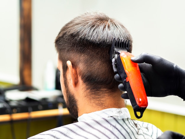 Orange trimmer and new haircut