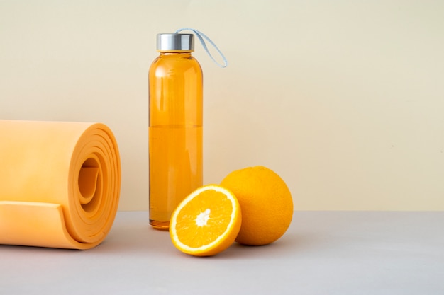 Orange yoga essentials and orange