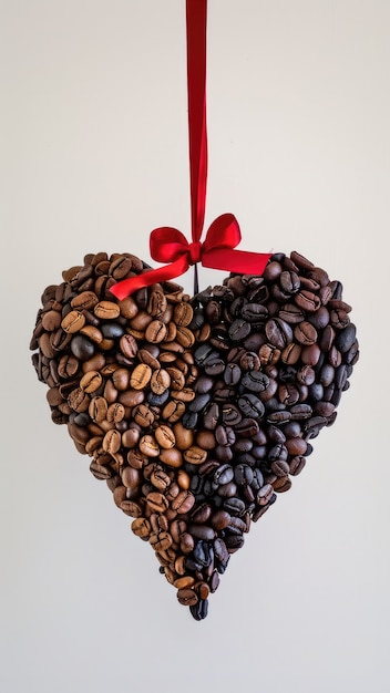 Free photo organic coffee beans  still life