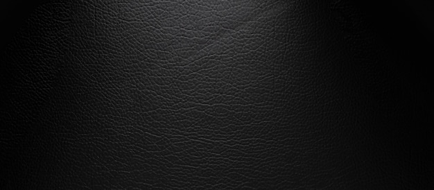 Free Photo original black leather texture background