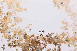 Free photo ornamental golden stars