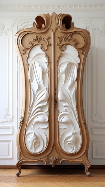 Free Photo ornate closet in art nouveau style