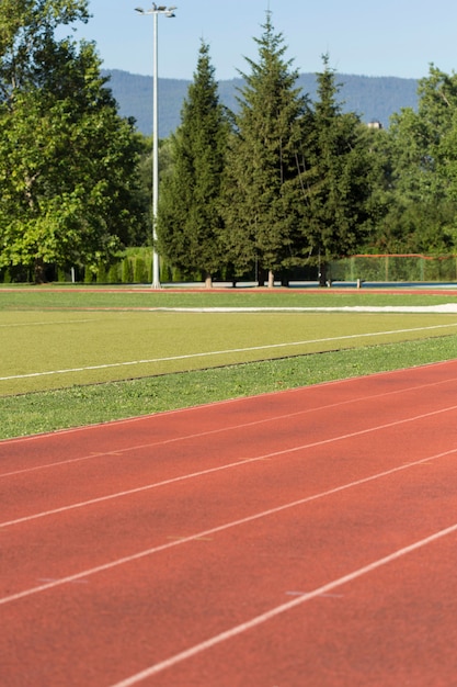 Free photo outdoor runing track