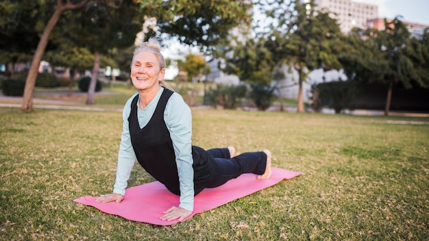 Outdoor yoga